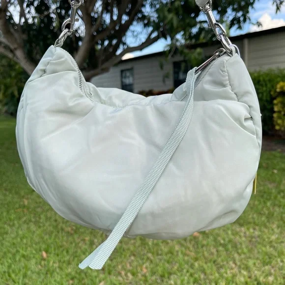 VINCE CAMUTO Washable Nylon Crossbody Bag In Cool Mint - Picture 10 of 12